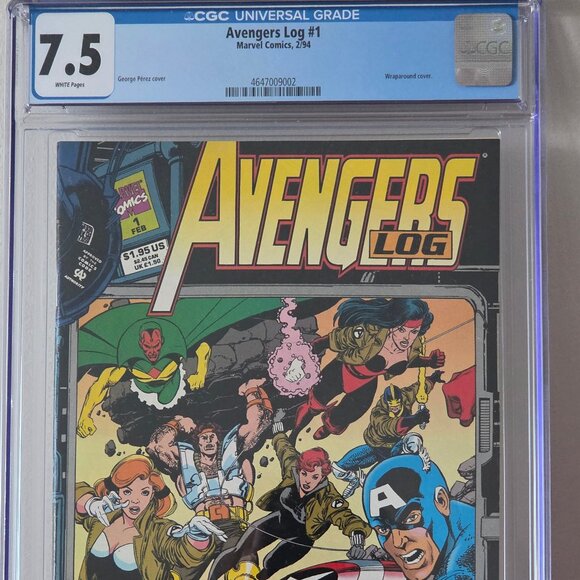 GRADED AND SEALED, 1994 AVENGERS LOG COMIC BOOK, ISSUE#1!!! - Picture 1 of 3